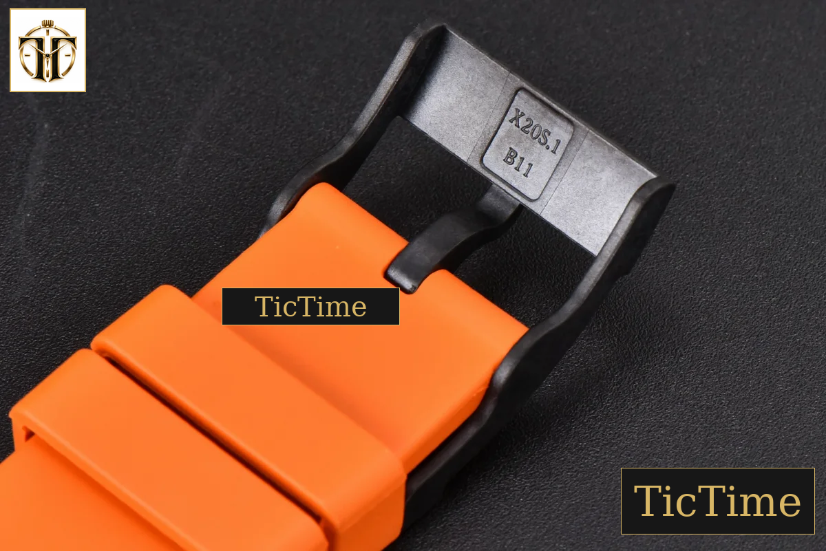 Endurance Pro 44mm OF Orange Chronometer Dial Orange Rubber Strap Swiss Quartz — foto 24