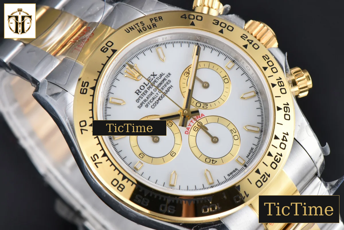 Daytona 904L 126503 40mm BPF YG/SS White Dial YG/SS Bracelet SH4131 — foto 13