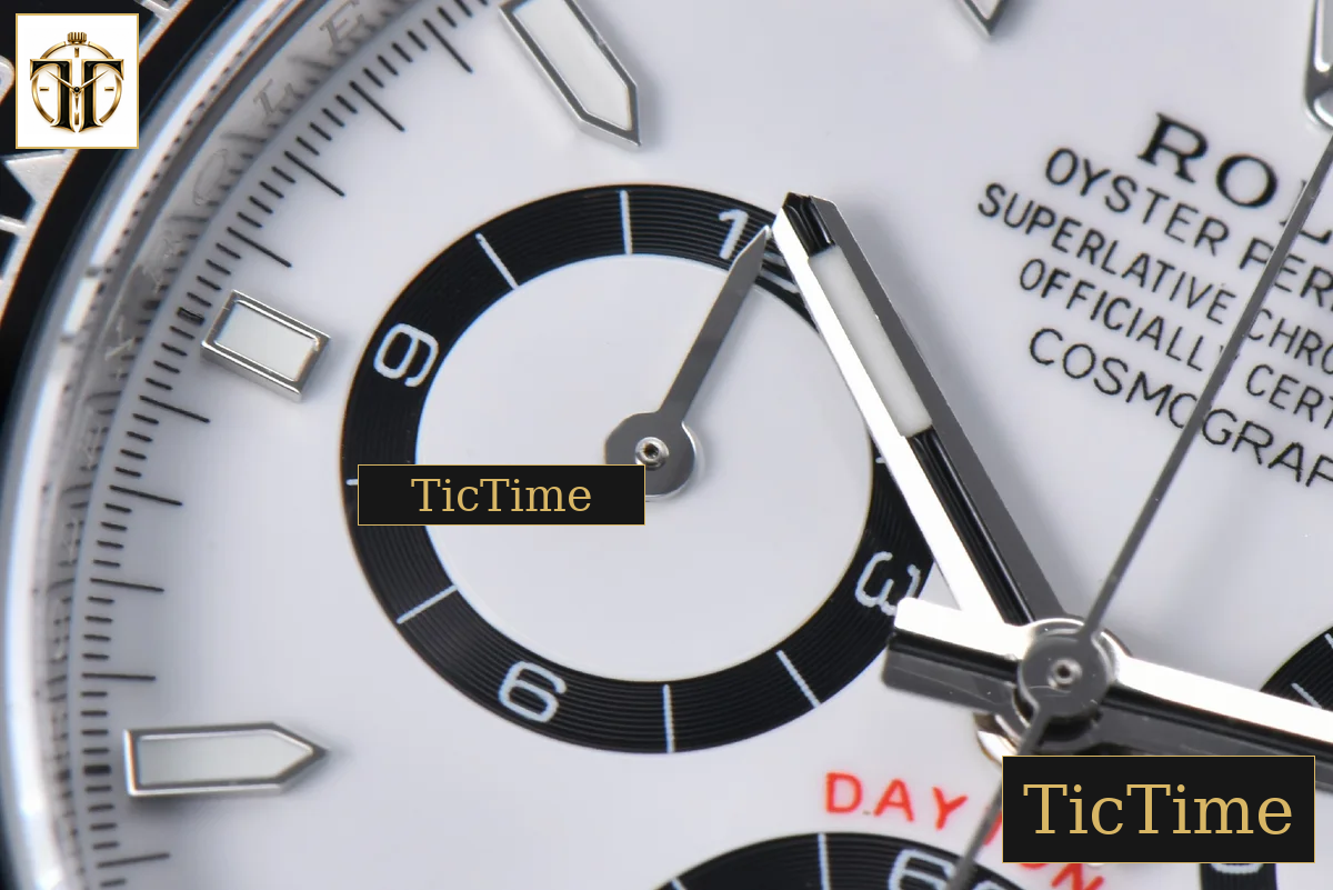 Daytona 904L Steel 126500 40mm APSF White/Panda Dial SS Braclet SH4131 — foto 7