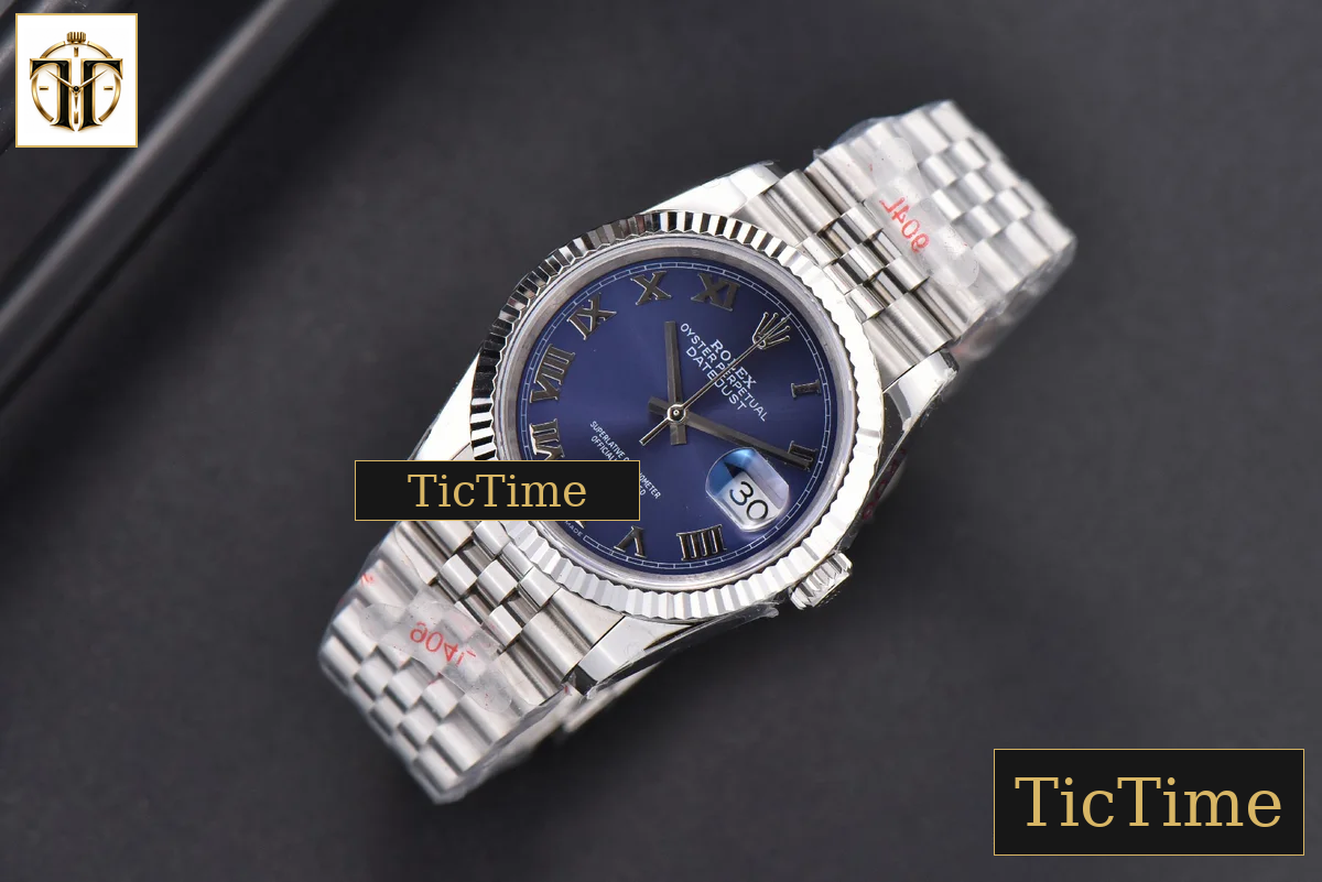 DateJust 36mm GMF SS Blue Dial Roma Marker Jubilee Bracelet VR3235 — foto 3