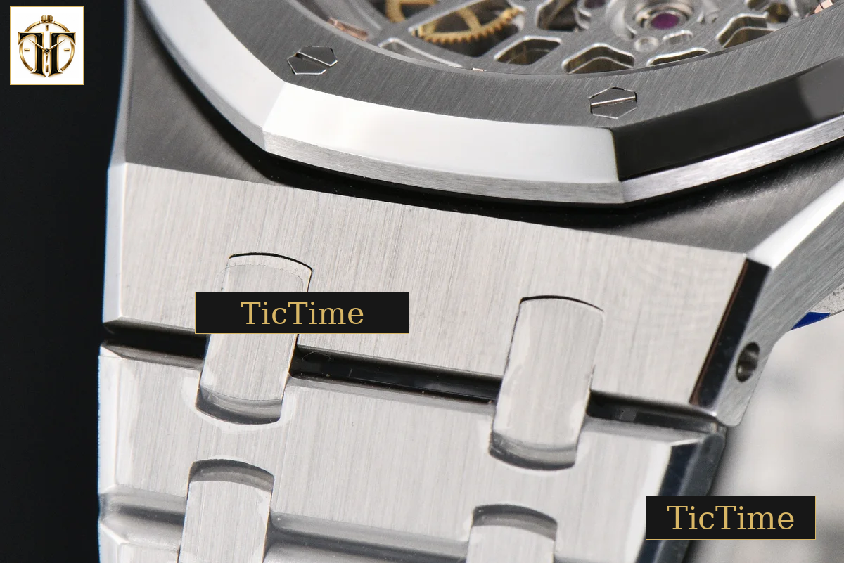 Royal Oak 16204 39mm ZF SS Skeleton Dial SS Bracelet A7124 — foto 12
