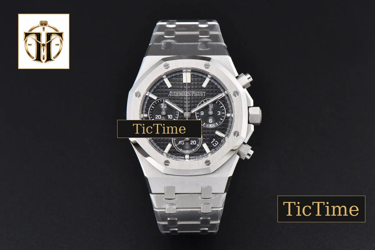 Royal Oak Chrono 26240 ZF SS Black Dial SS Bracelet V1 (V2 free sprung ) SA4401 — foto 22