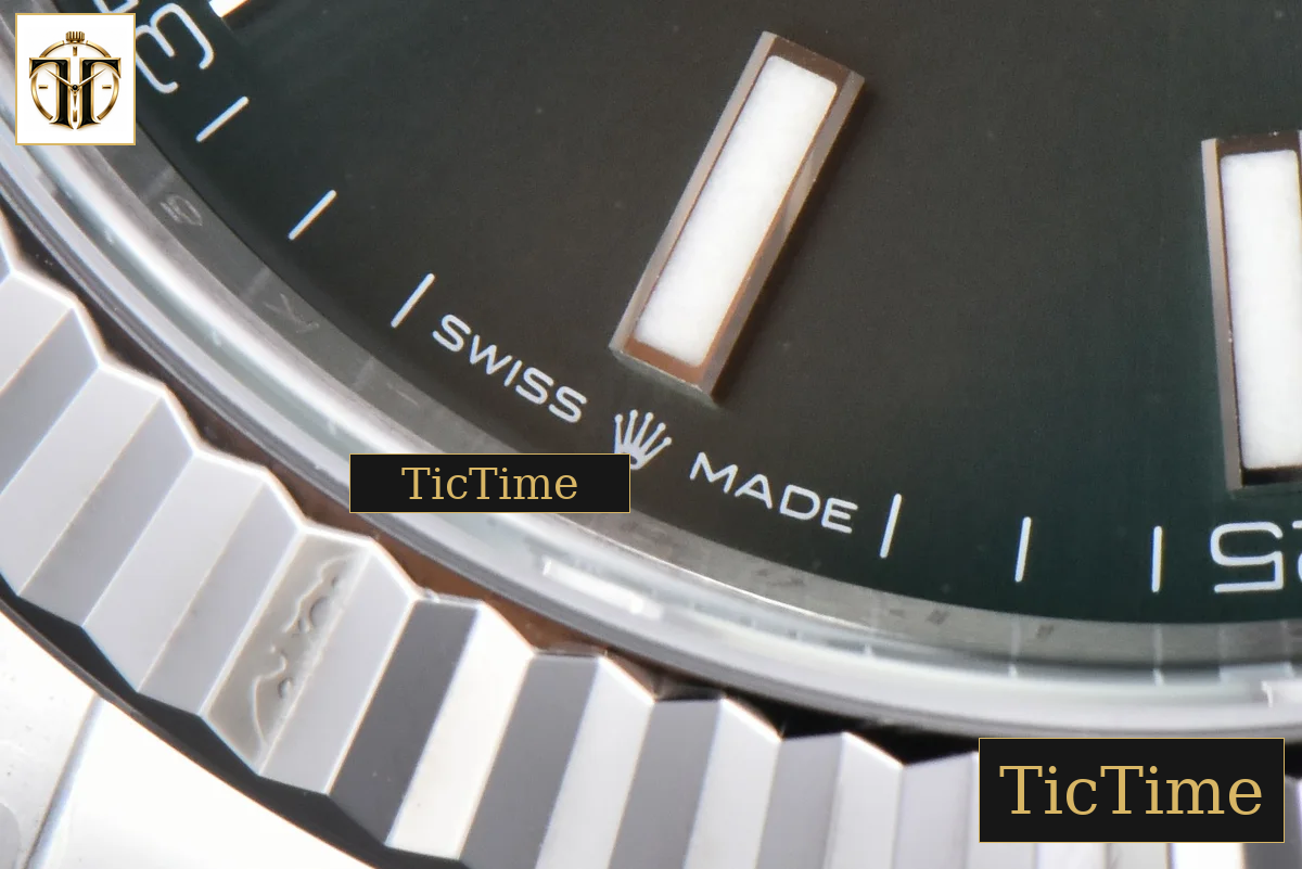 DateJust 904L Mint 126334 41mm Clean Factory Green Dial Oyster Bracelet VR3235 — foto 9