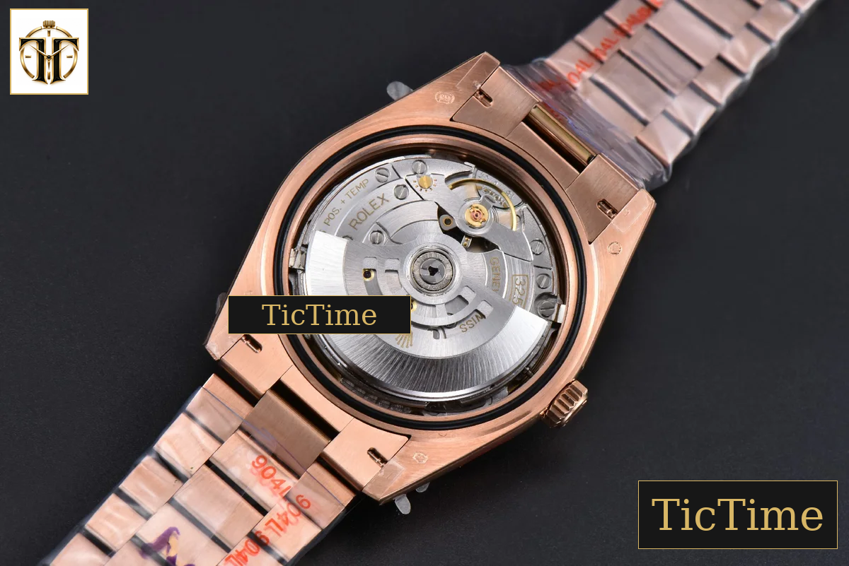 DayDate Tungsten 40mm GMF RG Sinople Dial Diamond Marker President Bracelet 165g VR3255 — foto 27