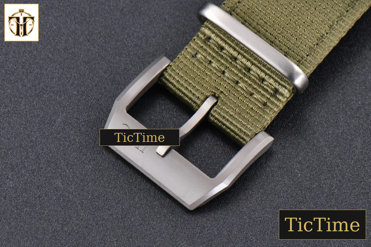 Mark XVIII Top Gun IW324712 41mm ZF Black Ceramic Green Nylon Strap A32111 — foto 16