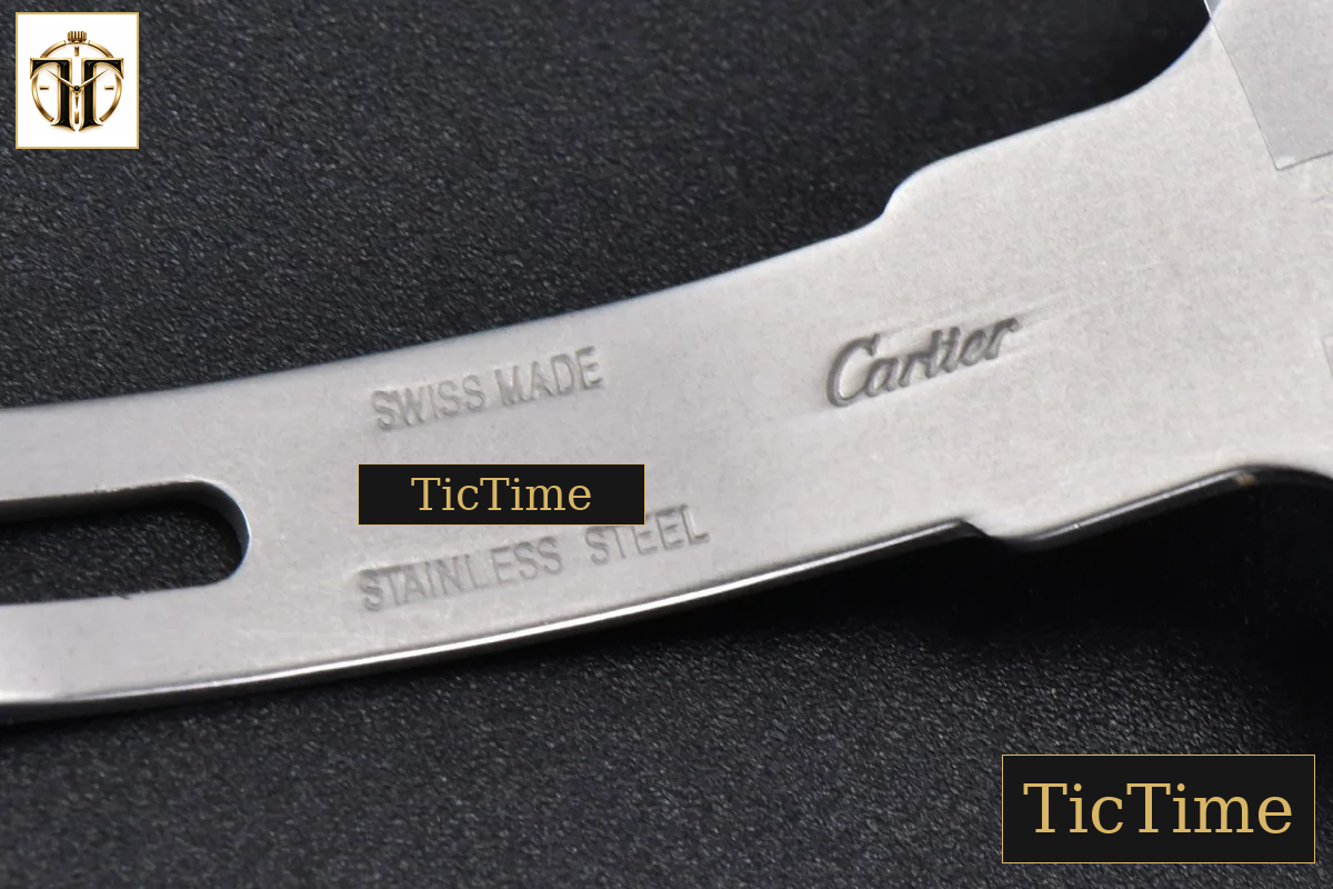 Santos de Cartier Large 40mm AF SS Grey Dial Black Leather Strap Miyota 9015 — foto 27