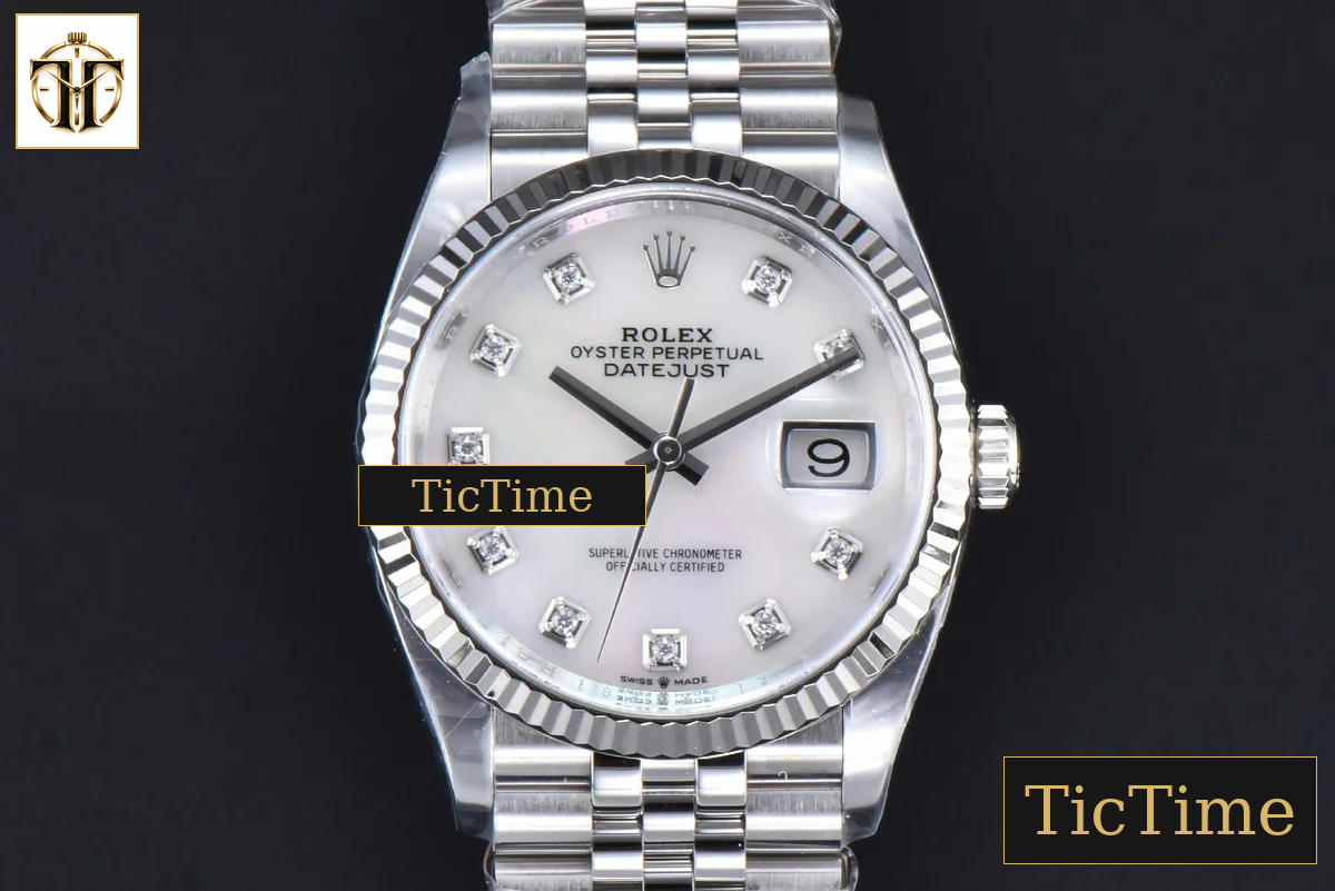 DateJust 126234 36mm Clean Factory MOP Dial Diamond Marker Jubilee Bracelet VR3235 — foto 2