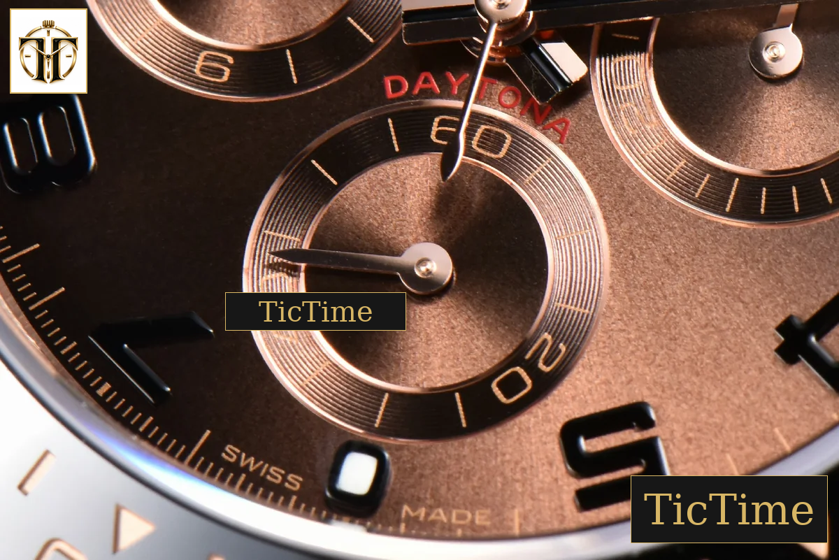 Daytona 116515 APSF RG Brown Dial Ceramic Bezel Digital Marker Oysterflex Strap Tungsten Version SH4130 — foto 9