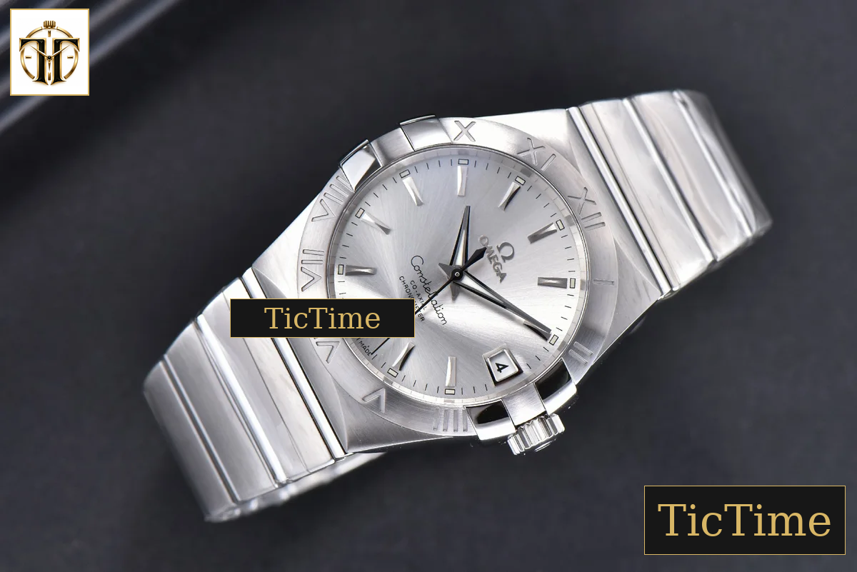 Constellation 38mm VSF SS Silver Dial Stick Markers SS Bracelet A8500 — foto 4