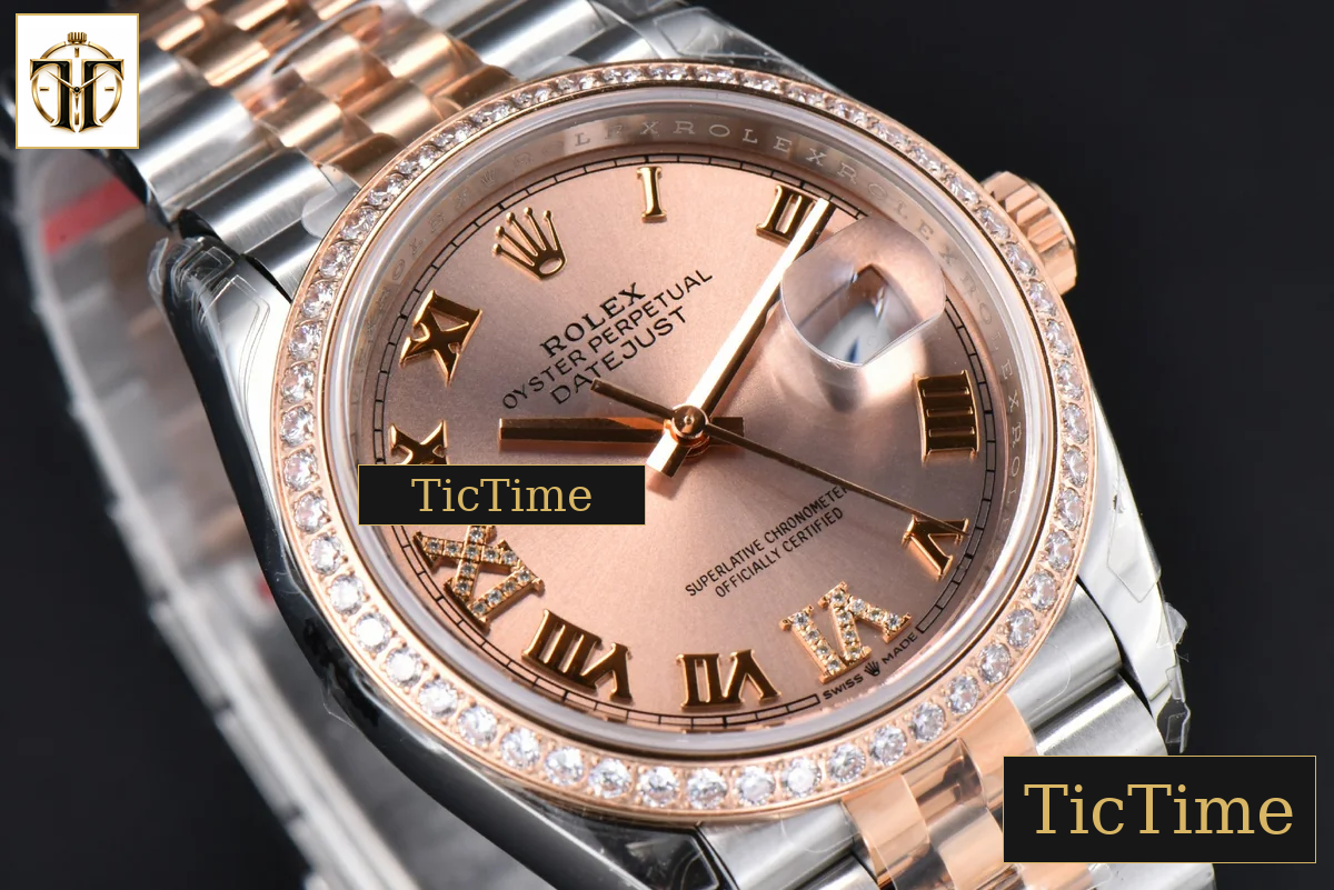 DateJust 126231 36mm VSF RG/SS Diamond RG Dial Diamond Roma Marker Jubilee Bracelet VS3235 — foto 15