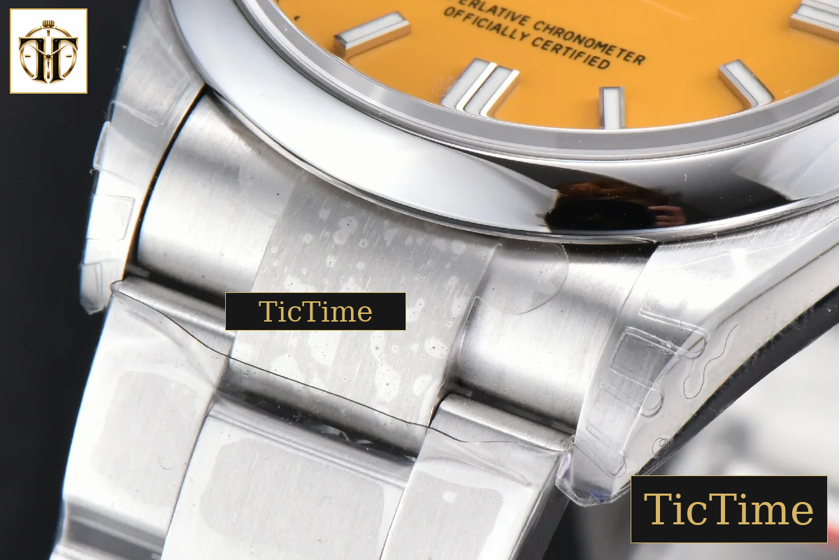 yster Perpetual 904L 126000 36mm VSF Yellow Dial Oyster Bracelet VS3235 — foto 9