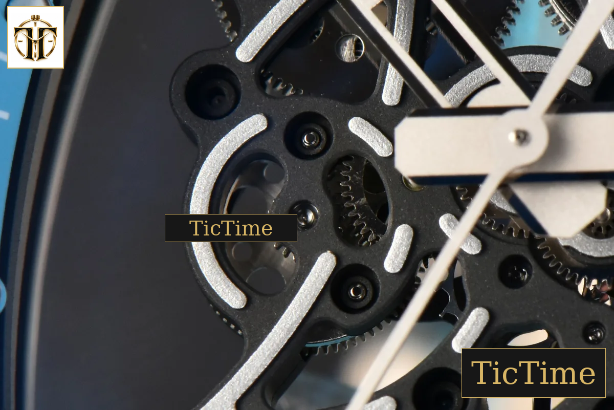 NTPT RM055 43mm ZF Blue Bezel Blue Crown blue Rubber Strap V6 RMUL2 — foto 11