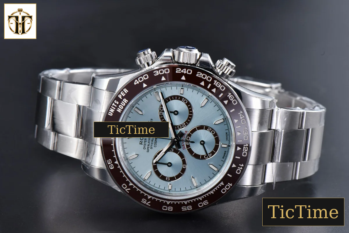 Daytona 126506 40mm VSF Ice Blue Dial Lume Marker SS Bracelet V3 weighted version DD4131 — foto 15