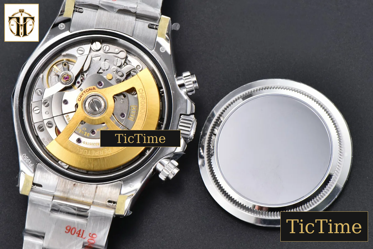 Daytona 904L 126506 40mm BPF SS Black Bezel Ice Blue Dial Diamond Marker SS Bracelet SH4131 — foto 19