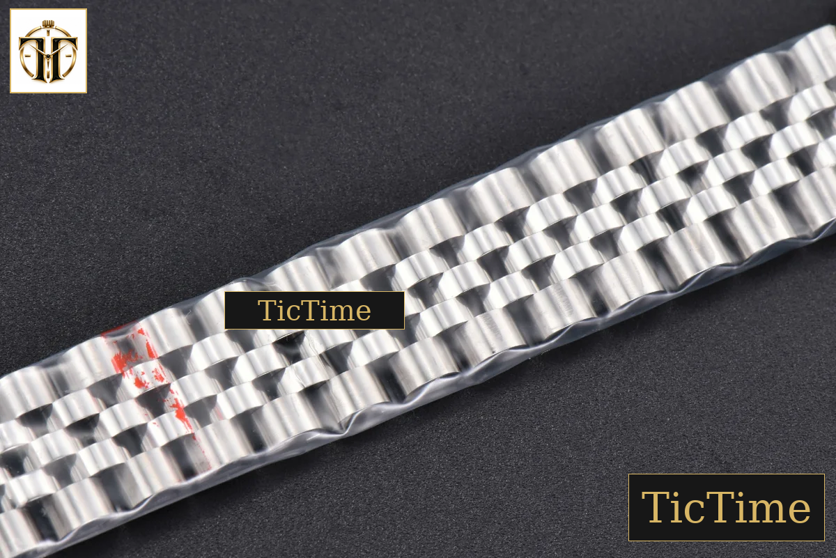 DateJust 904L 31mm GMF Diamond Bezel Blue Flowers Dial Jubilee Bracelet A2824 — foto 27