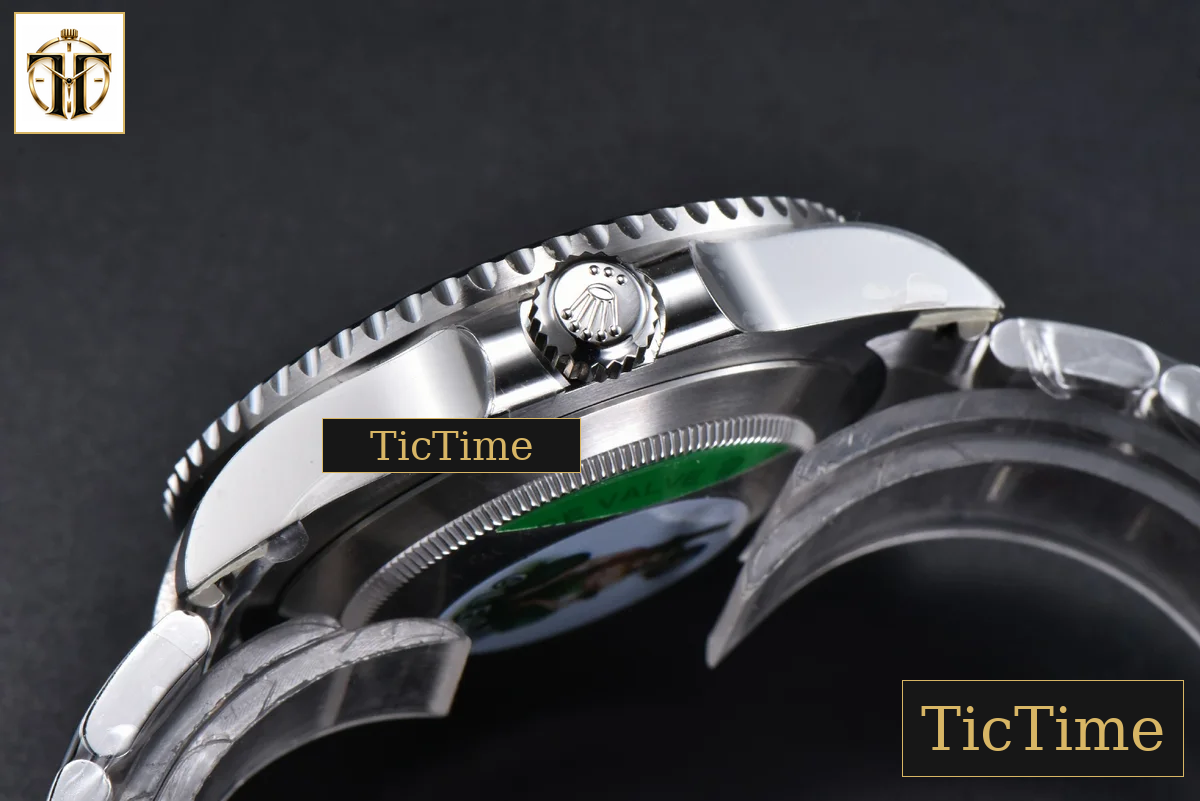 Sea-Dweller 126600 43mm Clean Factory Black Ceramic ‘Red Text’ SS Bracelet VR3235 — foto 16