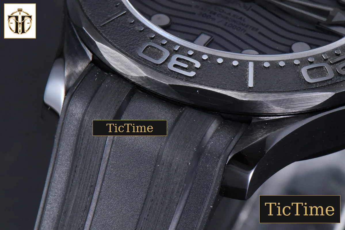 Seamaster Diver 300M 43.5mm ORF Ceramic Nekton Black Dial Rubber Strap A8806 — foto 9