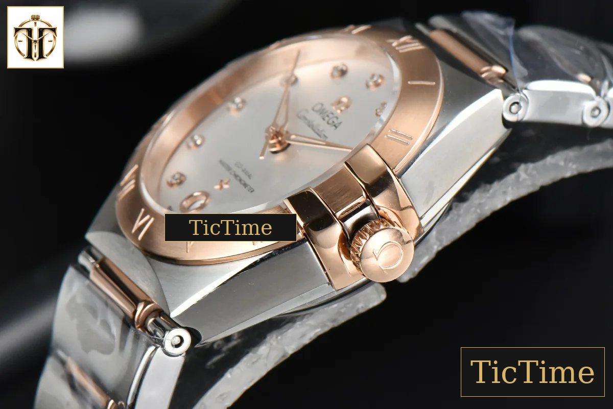 Constellation 29mm TWSF RG White Dial RG/SS Bracelet A8700 — foto 9