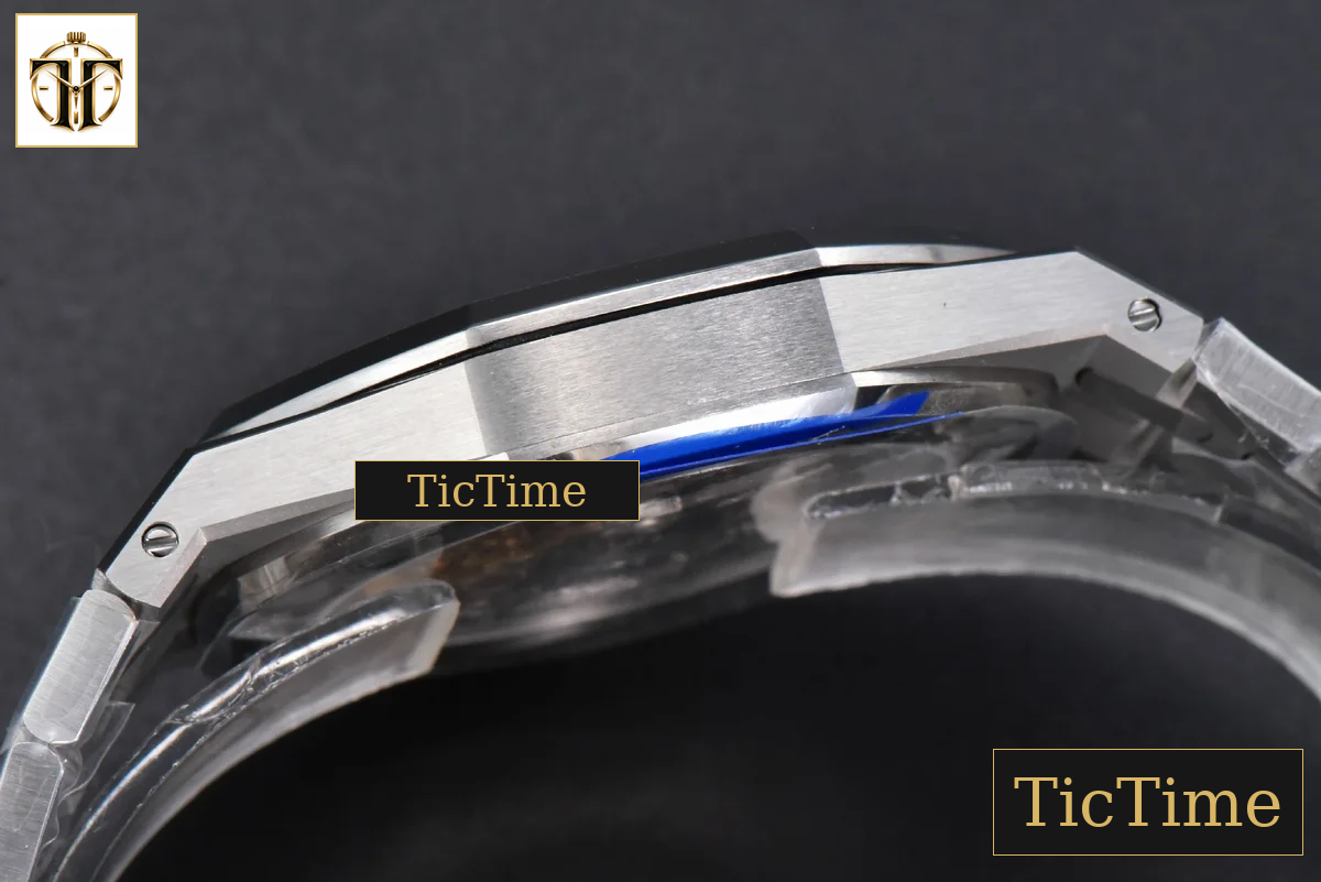 Royal Oak “50th Anniversary” 16202 39mm ZF Blue Textured Dial SS Bracelet A7121 — foto 13