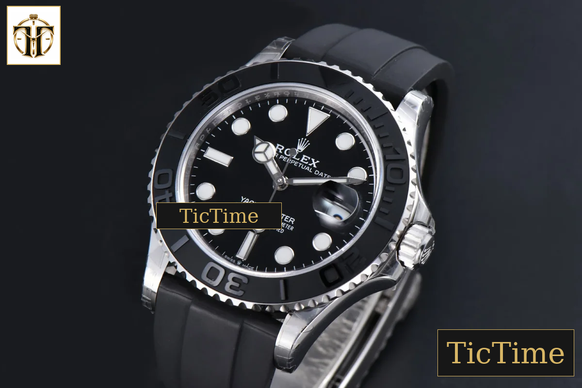 Yacht-Master 904L 226659 42mm VSF Ceramic Black Dial Oysterflex Strap (Tungsten V3) VS3235 — foto 4