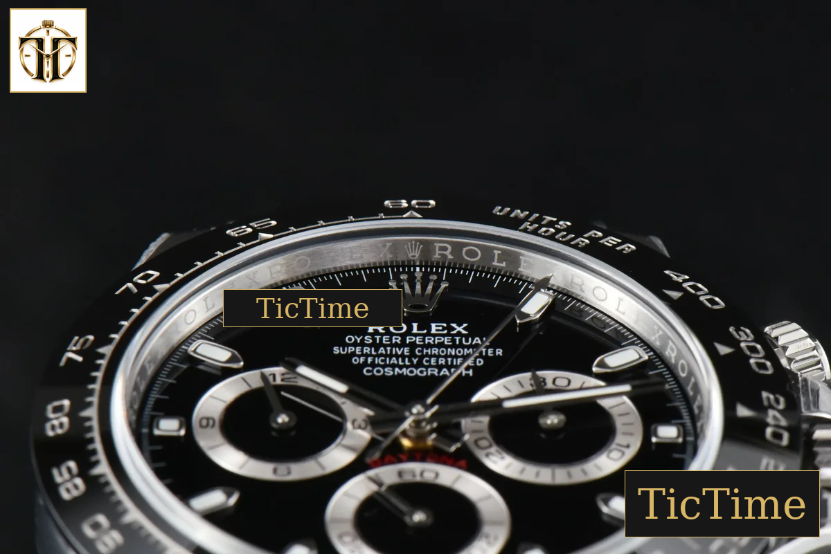 Daytona 116500 BTF Black Ceramic Black Dial SS Bracelet 4130 — foto 13