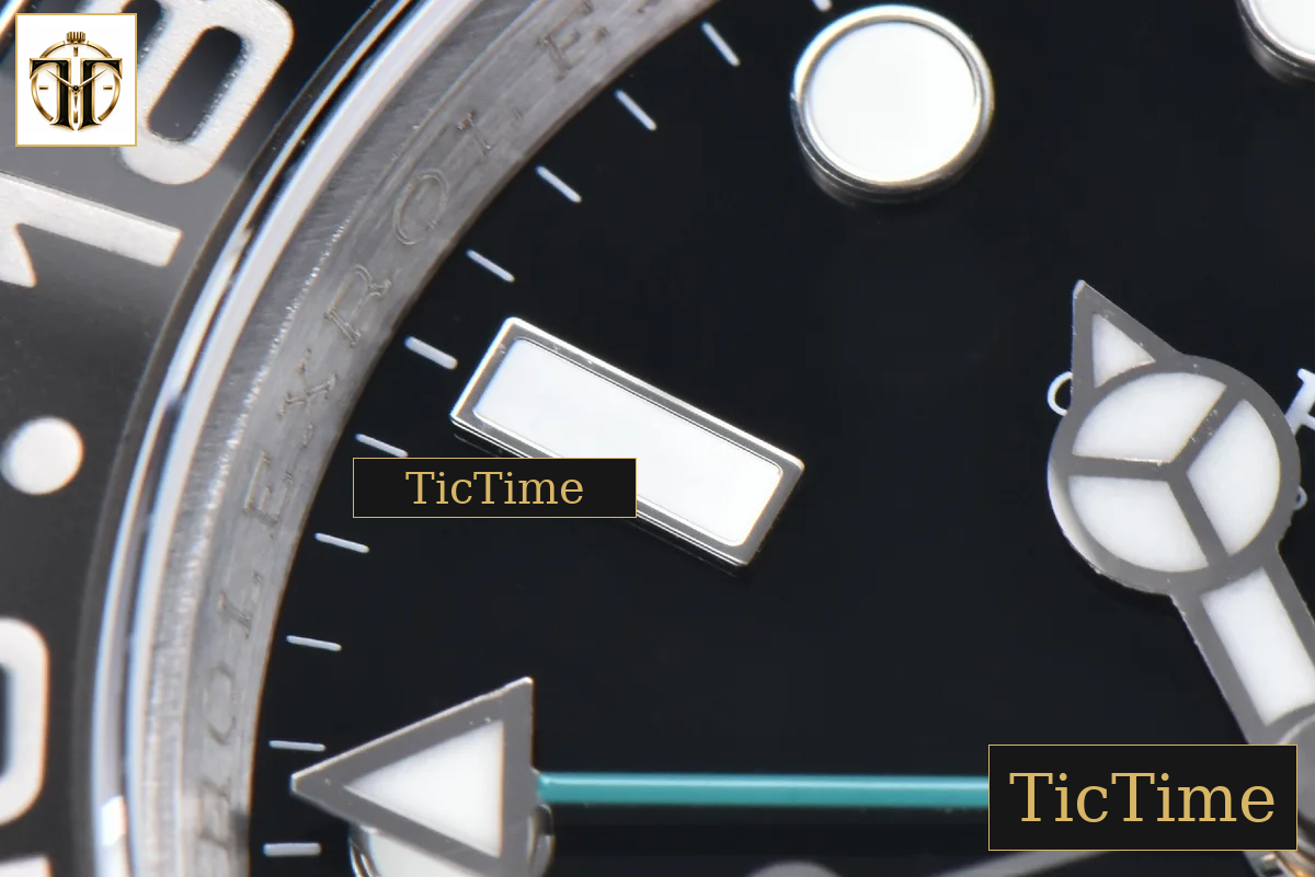 GMT Master II GRNR 904L 126710 40mm GMF Black/Gray Bezel Black Dial Jubilee Bracelet VR3285 — foto 6