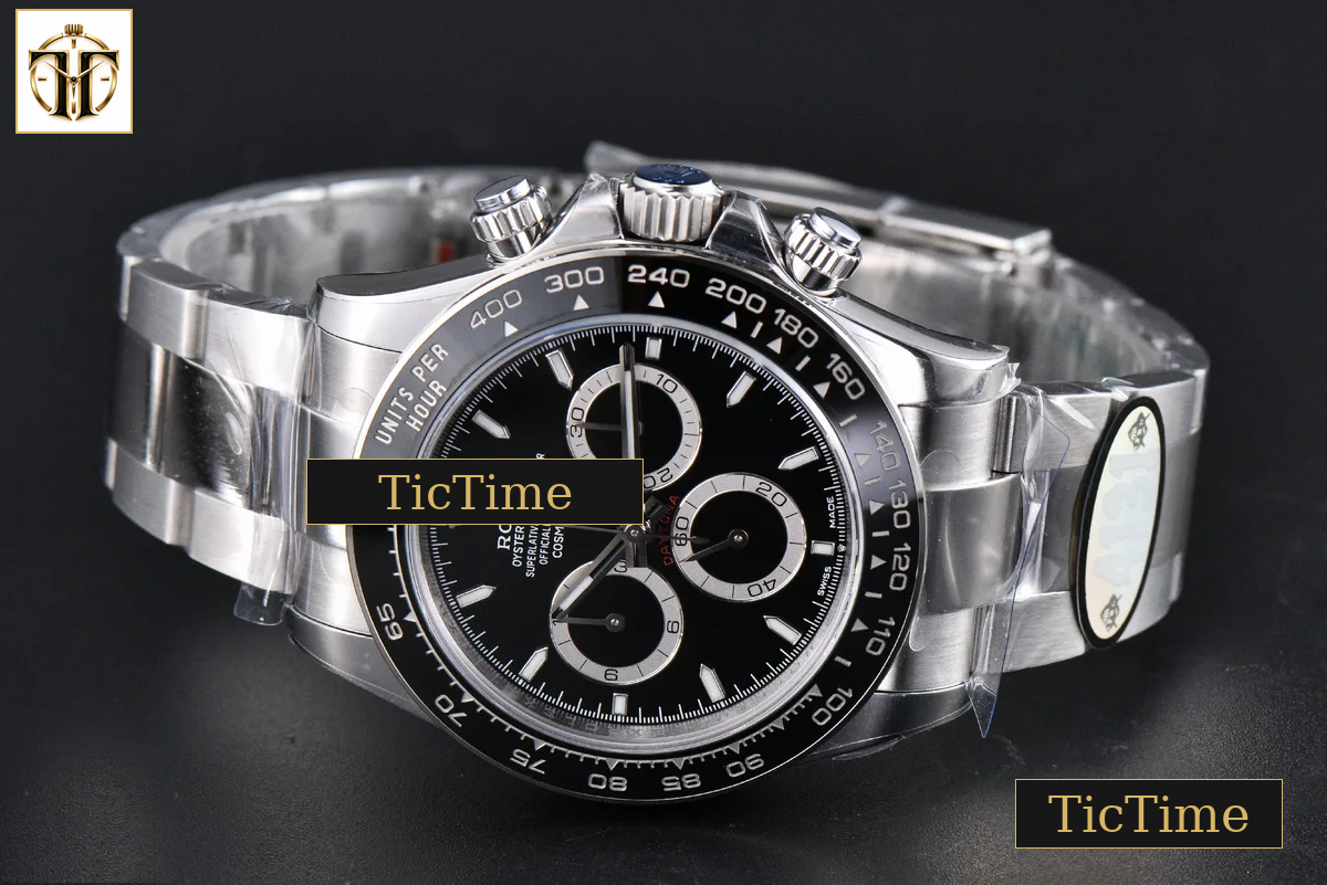 Daytona UFO 904L 126500 40mm UF Black Dial SS Braclet UF4131 — foto 16