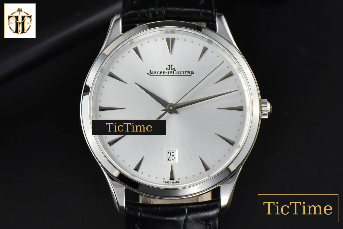 Master Ultra Thin Date 1282510 40mm ZF Silver Dial Black Leather Strap A899 — foto 2