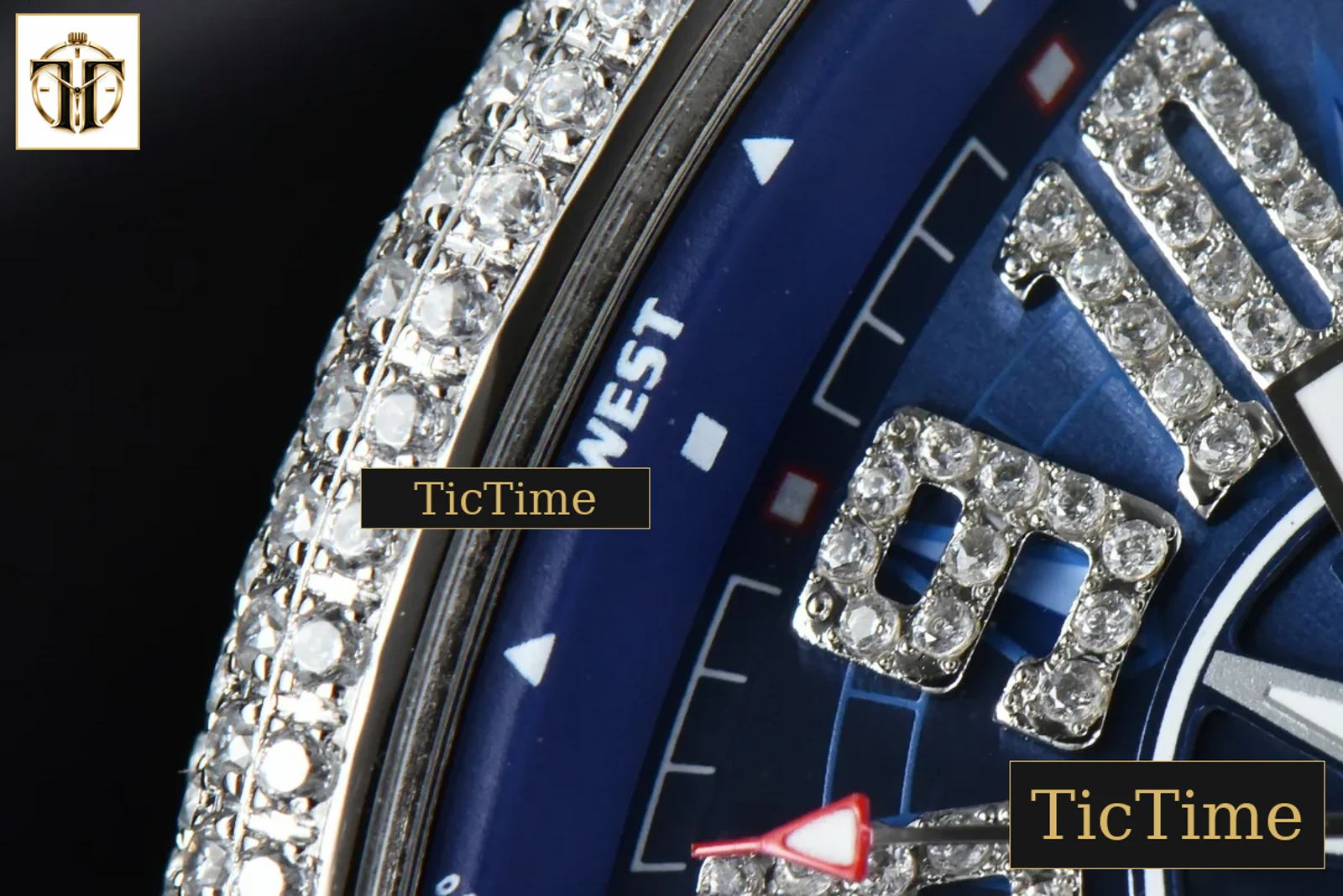 Vanguard V45 45mm ABF Diamond Blue Dial Blue Rubber Strap MIYOTA 9015 — foto 8