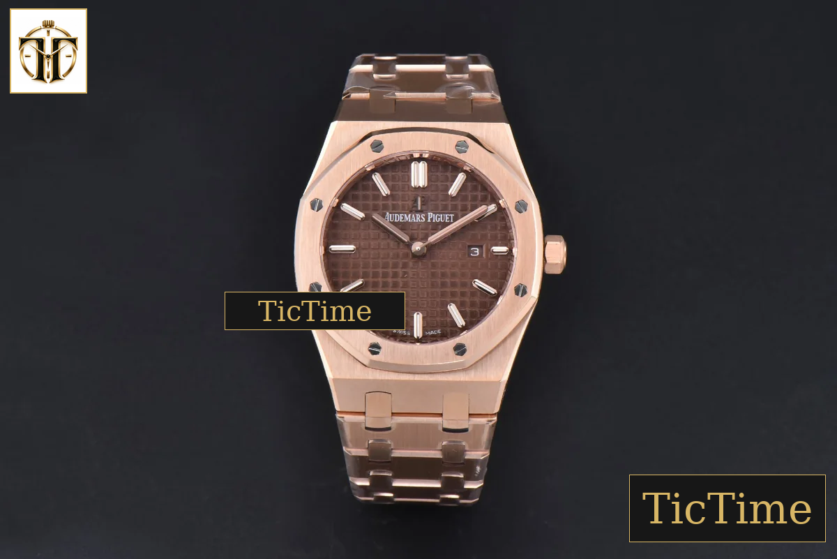 Royal Oak Ladies 67650OR 33mm ZF RG Chocolate Dial RG Bracelet Quartz — foto 3