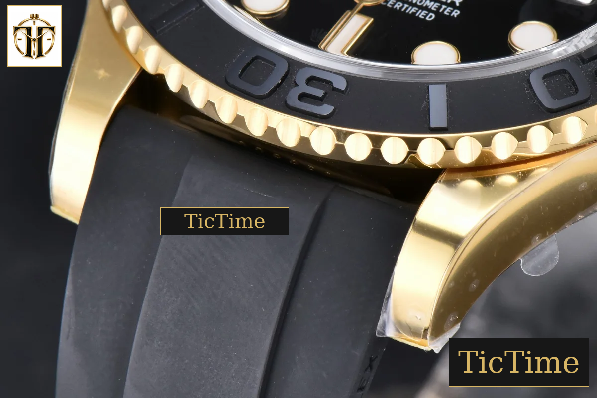 Yacht-Master 226658 42mm Clean Factory Ceramic Black Dial Oysterflex Strap VR3235 — foto 11