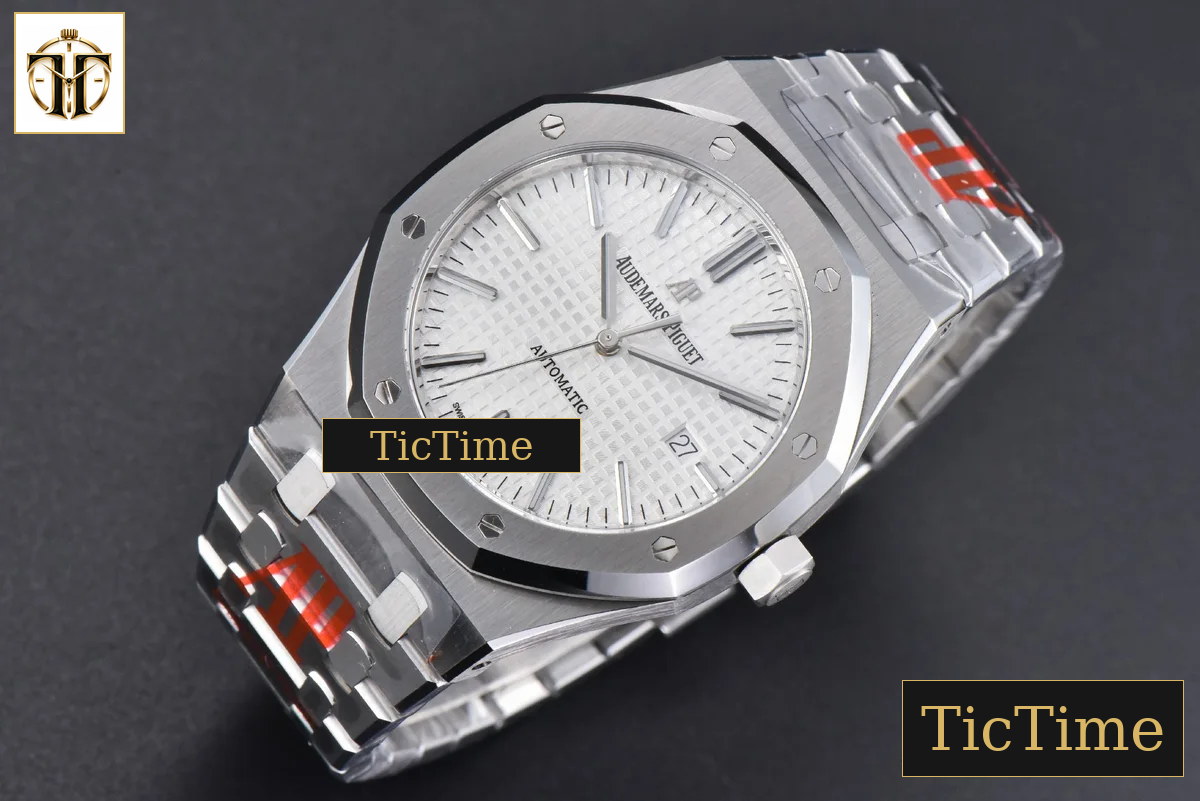 Royal Oak 15400 41mm ORF White Textured Dial SS Bracelet A3120 — foto 4
