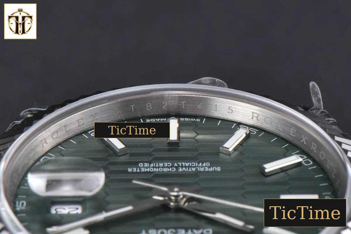 DateJust Mint 126334 41mm BPF Green Motif Dial Jubilee Bracelet A2824 — foto 14