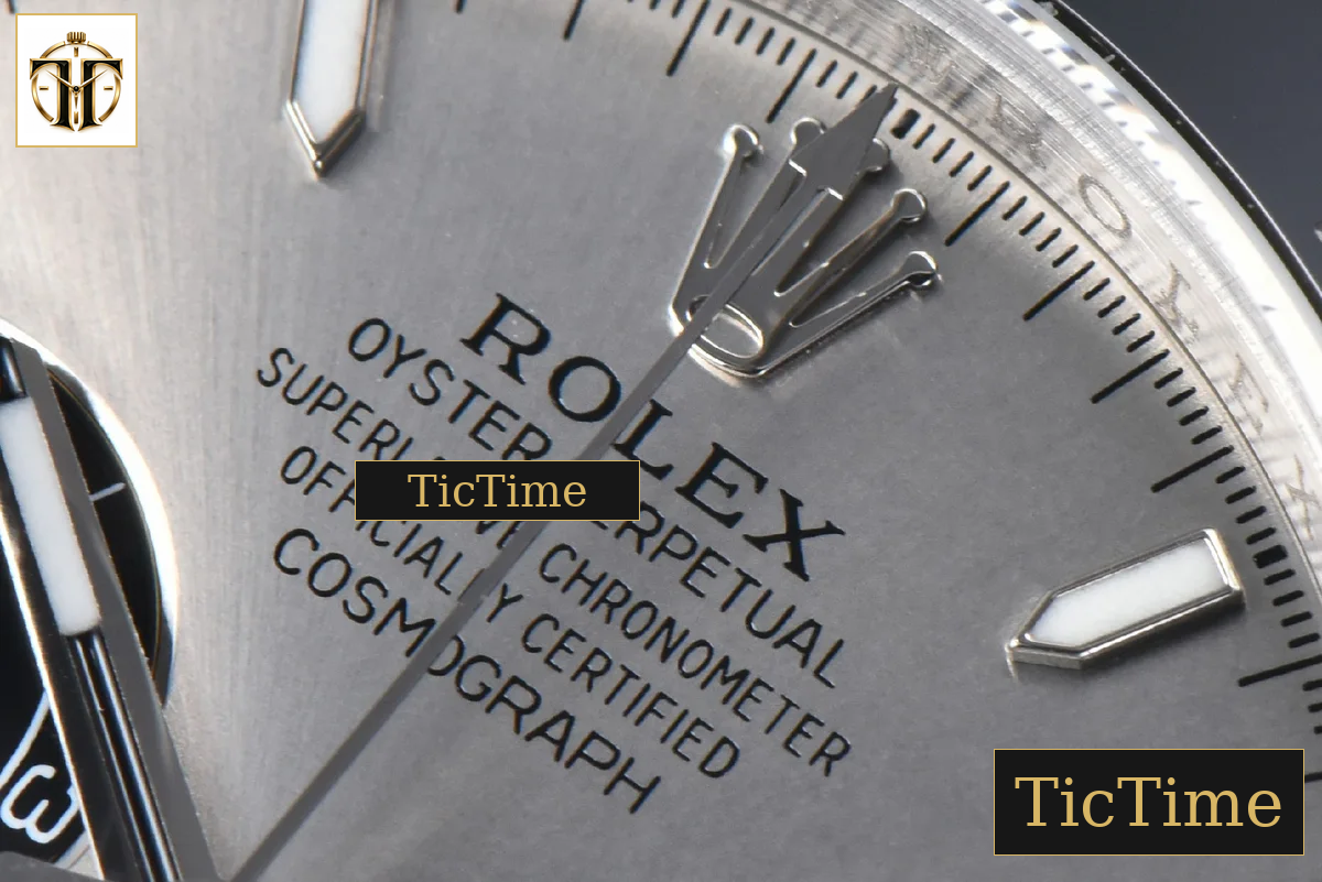 Daytona 126519 40mm BPF SS Black Bezel Grey Dial Black Subdial Black Oysterflex Strap SH4131 — foto 5