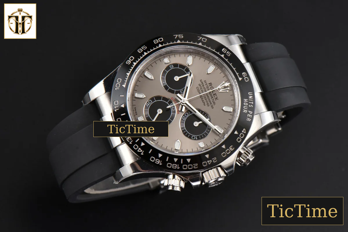 Daytona 116519 40mm BTF Gray Dial Black Subdial Oysterflex Strap SA4130 — foto 4