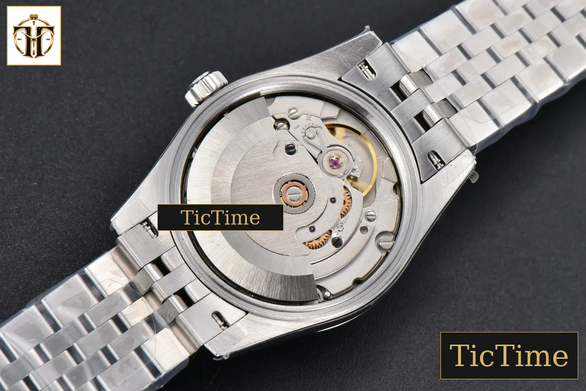 DateJust 904L Fluted Bezel 31mm GMF Blue Flowers Dial Jubilee Bracelet A2824 — foto 22