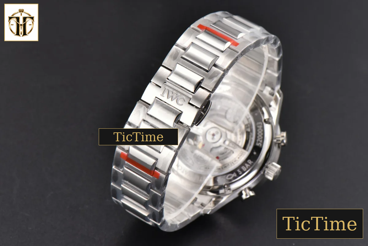 Portuguese Chrono IW3716 41mm RSF White Dial YG Hand SS Bracelet A7750 — foto 34
