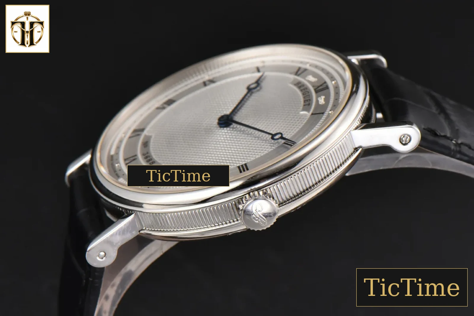 Classique 5157 38mm LTF White Dots Dial Roma Marker Black Leather Strap MY9015 — foto 9