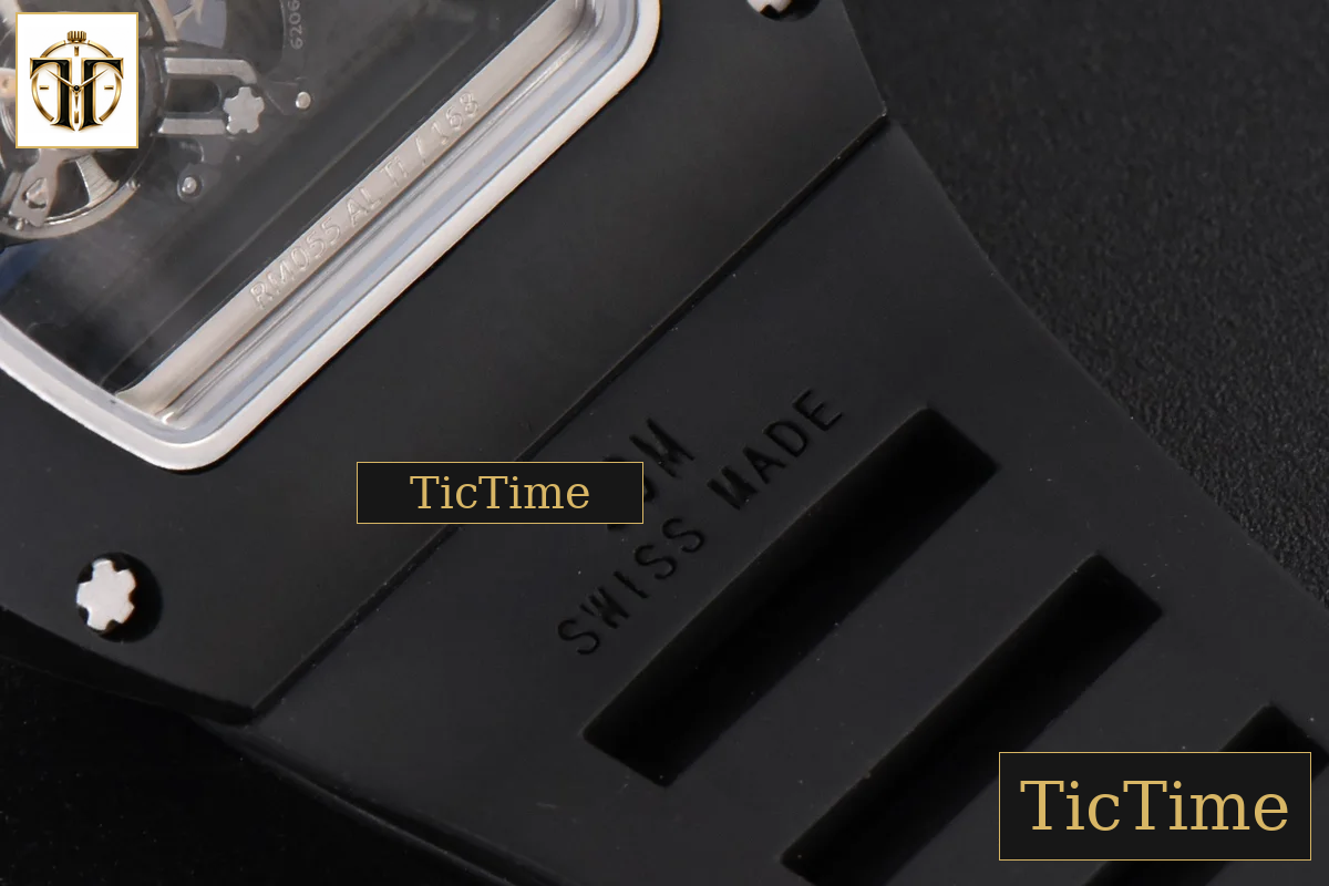 RM055 47.5mm BBRF Ceramic BBR Skeleton Dial Silver Hands Black Rubber Strap RMUL2 — foto 24