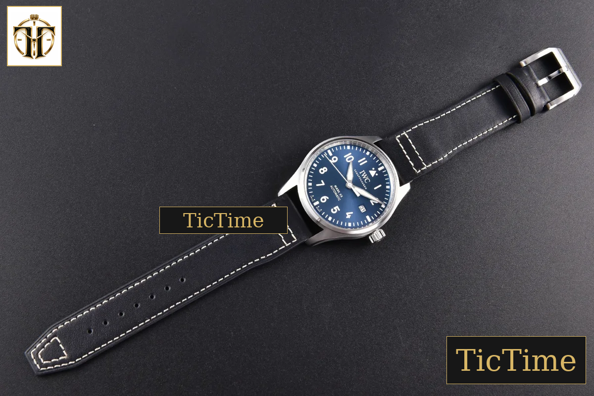 Pilot Mark XX IW328203 40mm ZF Blue Dial Dark Blue Leather Strap A32111 — foto 26