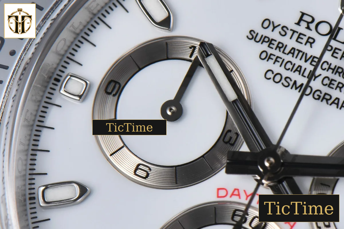 Daytona 904L 116520 40mm Clean Factory White Dial 4130 — foto 7