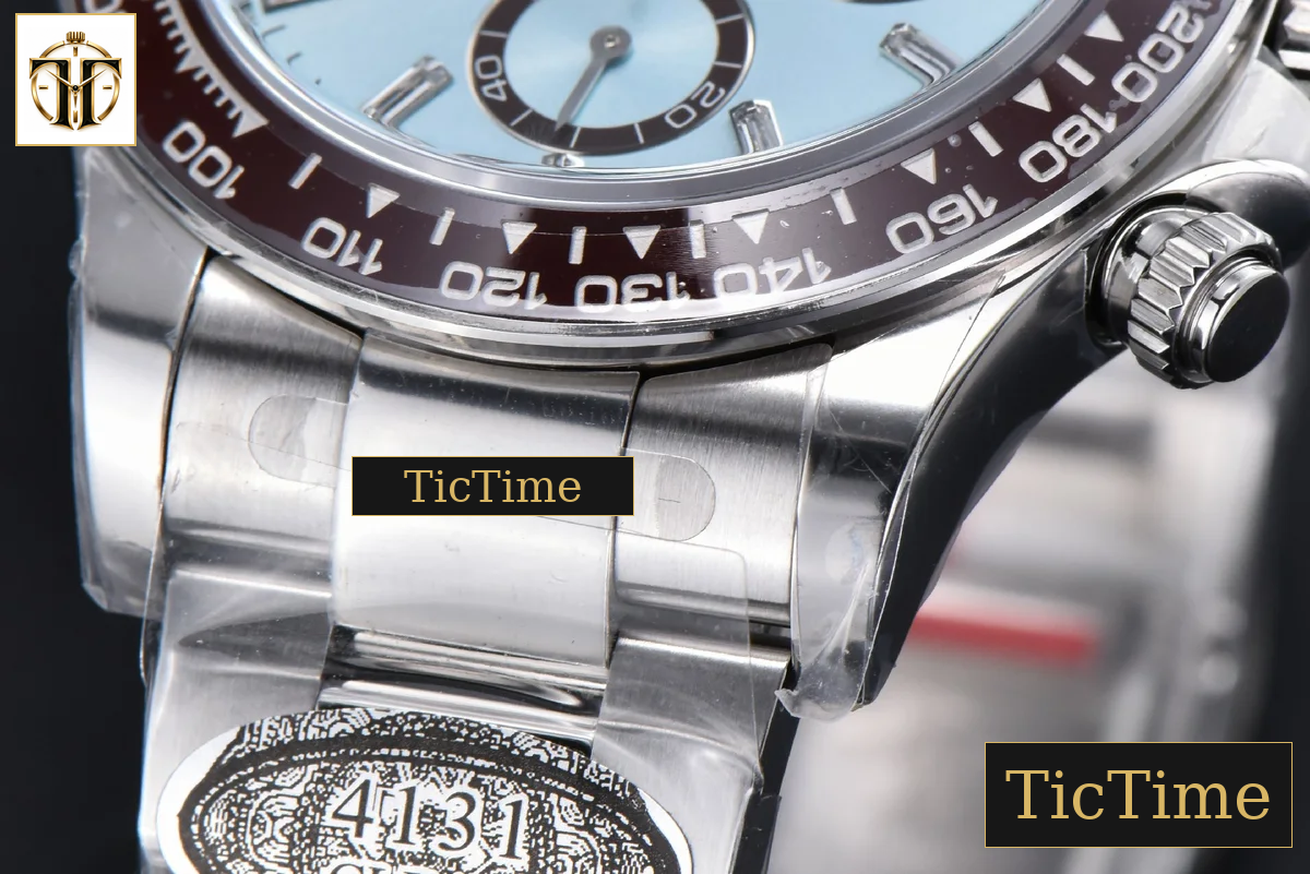 Daytona 126506 40mm Clean Factory Ice Blue Dial Diamond Markers SS Bracelet DD4131 — foto 10