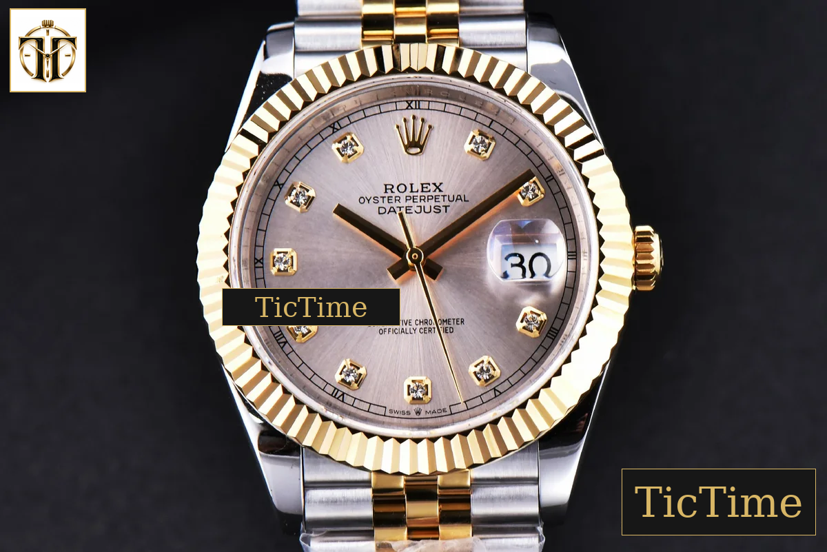 Datejust 41mm GMF YG/SS Silver Dial Diamond Marker Fluted Bezel Jubille Bracelet VR3235 — foto 2