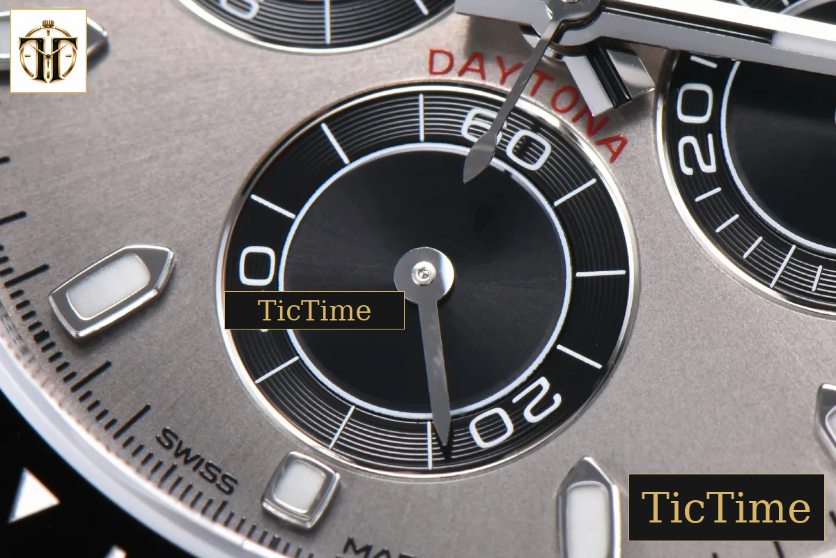 Daytona 904L 116519 40mm VSF Gray Black Subdial Oysterflex Strap DD4130 — foto 8