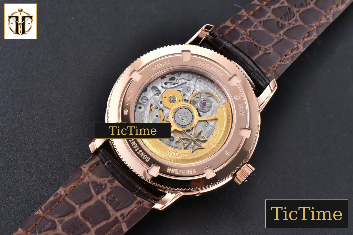 Traditionnelle 4010T 41mm MXF RG White Dial Brown Leather Strap A2460QCL — foto 26