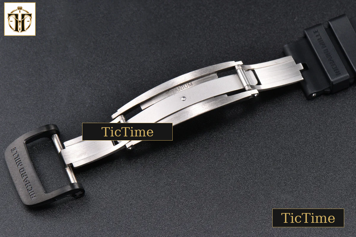 NTPT RM035-02 ZF Red Bezel Black Skeleton Dial Red Crown Black Rubber Strap V7 RMAL1 — foto 25