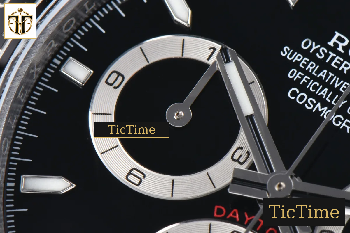 Daytona 904L 126500 40mm BPF SS Black Bezel Black Dial SS Bracelet SH4131 — foto 6