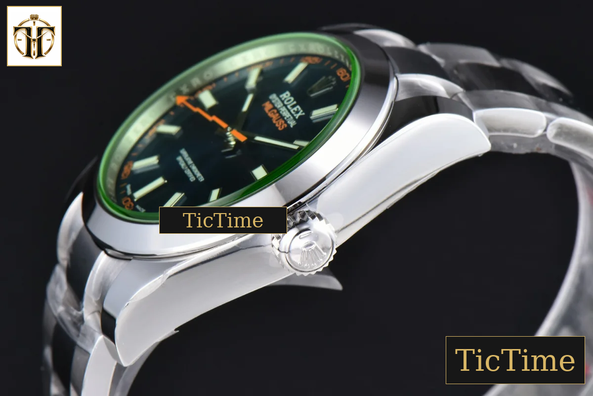 Milgauss 904L 116400GV 40mm VSF Blue Dial Green Crystal VS3131 — foto 10