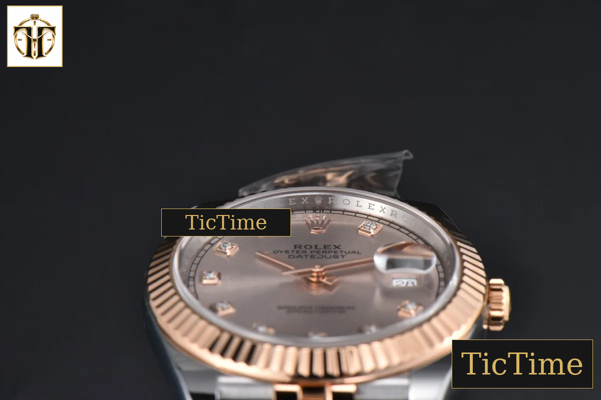 DateJust 126331 41mm Clean Factory RG/SS RG Dial Diamond Marker Jubilee Bracelet VR3235 — foto 12