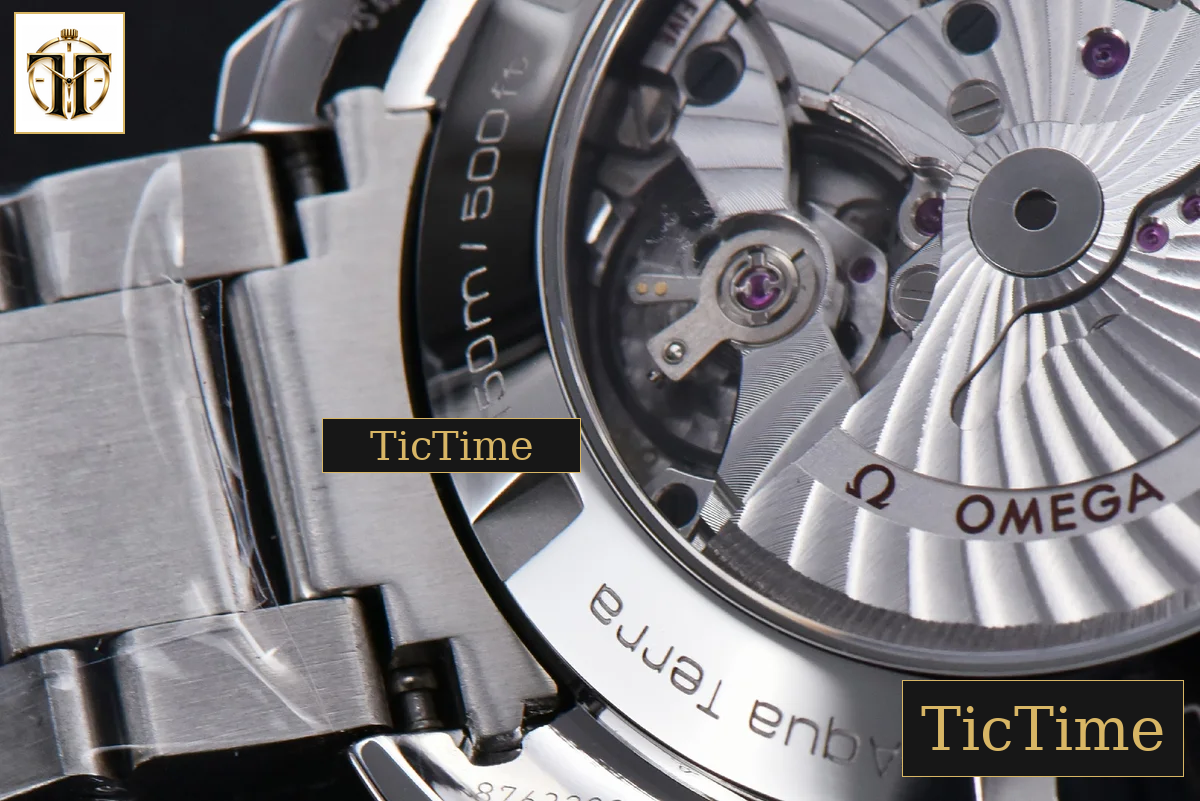 Aqua Terra 150M 41mm VSF White Wave Dial Silver Markers SS Bracelet A8500 — foto 17